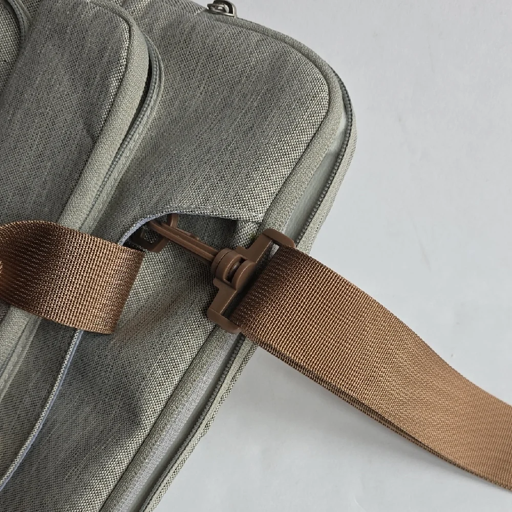 Lacdo Stylish Gray Laptop Bag for Men